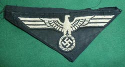 WW2 German Panzer Wrap Uniform Breast Eagle WW2 German Panzer Wrap Uniform Breast Eagle