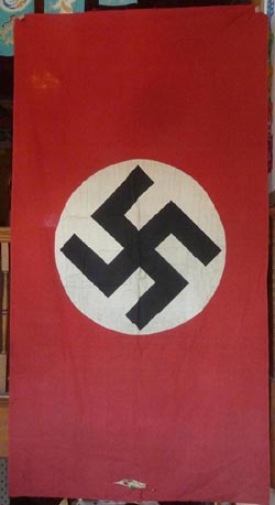 Original WW2 German National Party Flag Cotton 4'x8' Original WW2 German National Party Flag Cotton 4'x8'