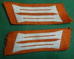 WW2 German Gendarmerie Police Collar Tab Matching Set