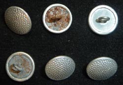 Set of 2 German 12mm Uniform M43 Hat Buttons Set of 2 German 12mm Uniform M43 Hat Buttons