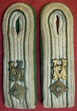 WW2 German Heer Administration Shoulder Boards WW2 German Heer Administration Shoulder Boards