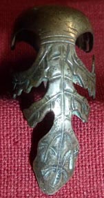 Japanese Samurai Sword Silver Kojiri Japanese Samurai Sword Silver Kojiri