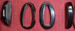 Japanese Samurai Sword Horn Fittings for Aikuchi Tanto Japanese Samurai Sword Horn Fittings for Aikuchi Tanto