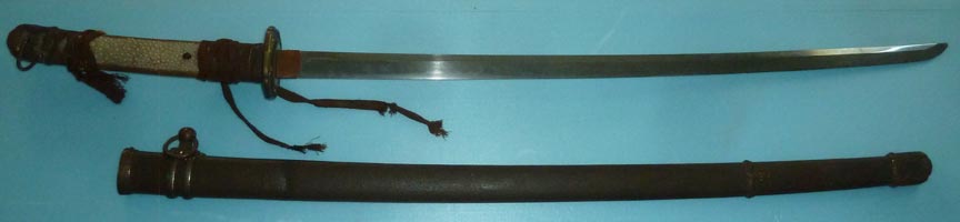 Japanese Samurai Sword Katana - WW2 Gunto Mounted Japanese Samurai Sword Katana - WW2 Gunto Mounted