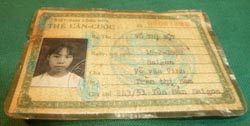 Original South Vietnam Photo ID Card Saigon 1968