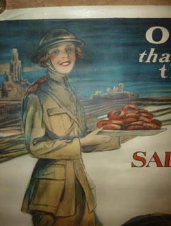 Original WW1 Patriotic Poster - The Salvation Army Lassie
