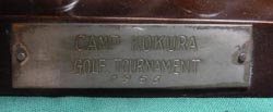 US Army Camp Kokura Japan, Ryukyus Command - 1953 Golf Trophy