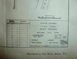 1947 US Army Map of Fort Riley