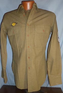 ww2 us army wool shirt