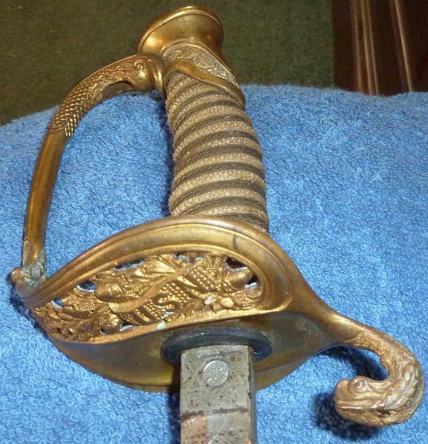 US Navy Naval Officer Dress Sword - Named US Navy Naval Officer Dress Sword - Named