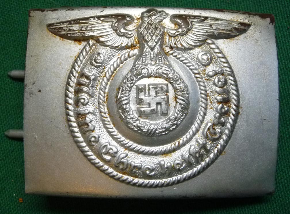 Waffen SS Belt Buckle Overhoff & Cie RZM 36/42 - Click Image to Close