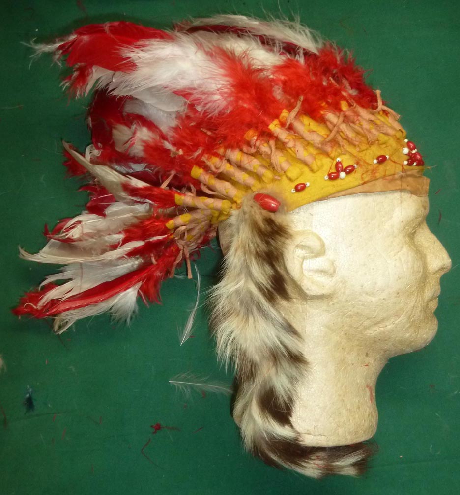 Vintage American Indian Halloween/Fraternal Tribal Regalia - Click Image to Close