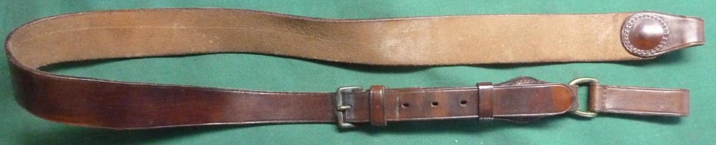 Russet Leather Cross Strap for Sam Browne Belt - Click Image to Close