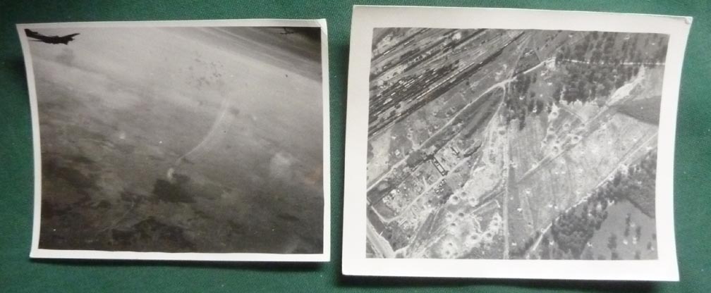 Original Aircrew Photos of B17 Bombing Raid on Munich - Click Image to Close