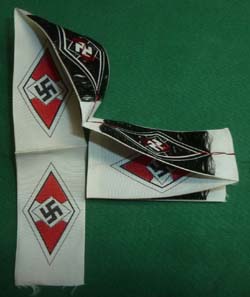 WW2 German HJ Sleeve Diamond