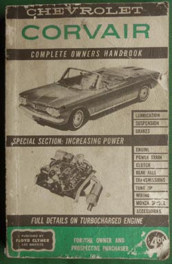 Chevrolet Corvair Complete Owner's Handbook Clymer's 1962