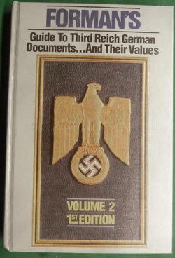 Forman's Guide to Third Reich German Awards & Values 2nd Edition