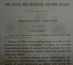 The Secret Service, the Field, the Dungeon and the Escape 1865