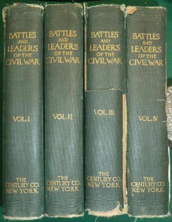 Battles and Leaders of the Civil War Volumes 1-4 - 1888 Edition (image for) Battles and Leaders of the Civil War Volumes 1-4 - 1888 Edition