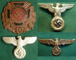 Mixed Lot German Third-Reich Era Insignia