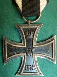Imperial German 1914 Iron Cross 2nd Class EK2 - Original Ribbon