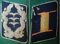 Group of 3 Original WW2 German Luftwaffe Officer Collar Tabs