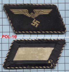 WW2 German Railway Police Bahnschutzpolizei Collar Tab
