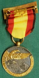 Spanish Civil War Campaign Medal Medalla de la Campaña 1936-1939