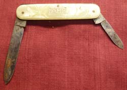 WW2 2nd Armored Captured German Trench Lighter and Pocket Knives