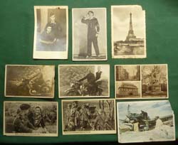 9 Third Reich Era Postcards with Military Themes
