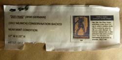 Original WW1 German Patriotic Poster - 