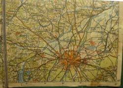 WW2 German Luftwaffe Navigation Maps from Aviation Pilot Cadet S