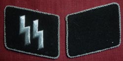 Waffen SS Runic Collar Tabs Excellent Copies