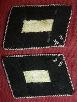SS Nachrichtensturmbann Officer Collar Tabs