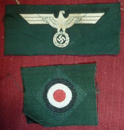 Heer Eagle and Cockarde for the early German Army Overseas Cap