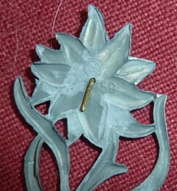 WW2 German HJ Hitler Youth Hochland Traditions Collar Tab Device