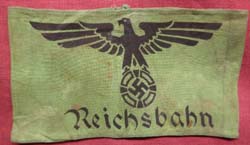 WW2 German Railway Police Reichsbahn Armband