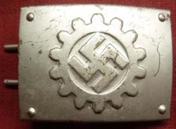 WW2 German DAF Belt Buckle Assmann & Sohn