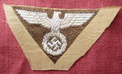 WW2 German SA Gruppen Bevo Flatwire Unissued Side Cap Insignia
