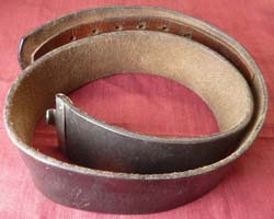 Jungfolk Leather Uniform Belt, RZM Marked with NAME and DJ Unit