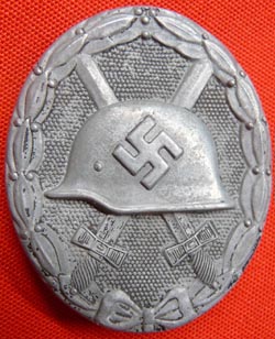 WW2 German Silver Wound Badge - Repro