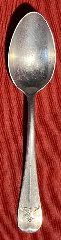 (image for) WW2 German Luftwaffe Barracks Aluminum Tea Spoon 1942