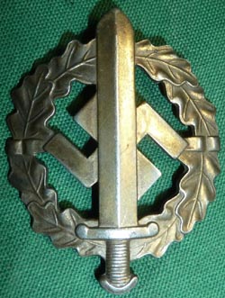 WW German SA Sports badge in Bronze