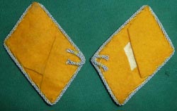 Luftwaffe Paratrooper/Flight 1st Lieutenant Collar Tabs Set