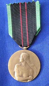 Original Ribbon Stock - Belgium Armed Resistance Medal
