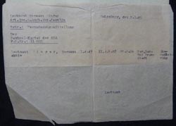 WW2 German Document Grouping Wounded Officer Amputated Fingers