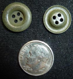 Original WW2 German 14mm Uniform Shirt Buttons