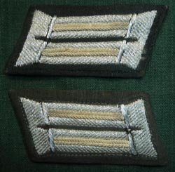 Post-war German Army Infantry Officer Collar Tabs