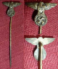 Original WW2-era German Stickpin Lapel Pin Original WW2-era German Stickpin Lapel Pin