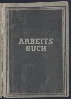 WW2 German Arbeitsbuch Replacement Copy - Auto Mechanic